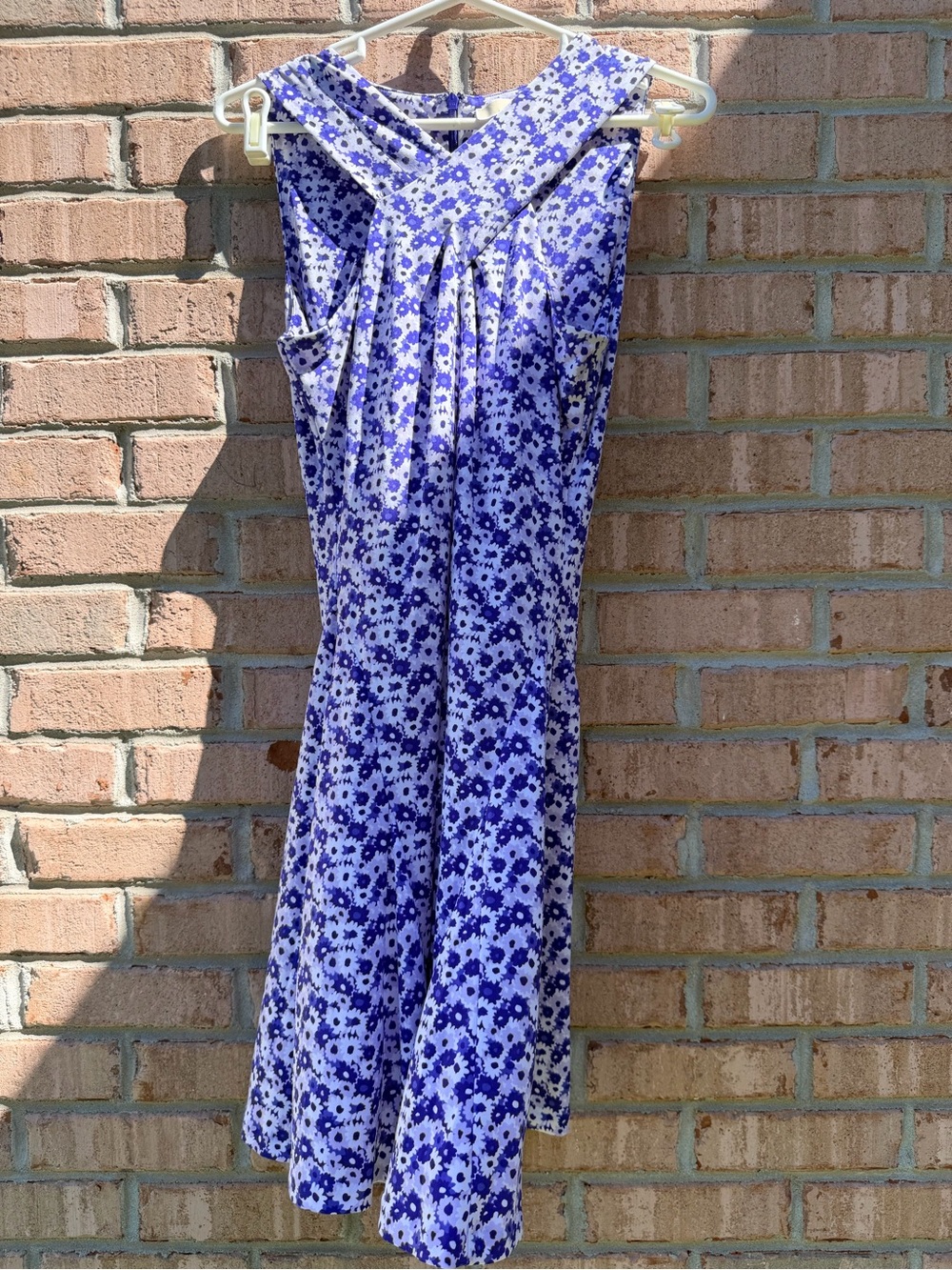 MICHAEL Michael Kors Lavender & White Floral Midi Dress
